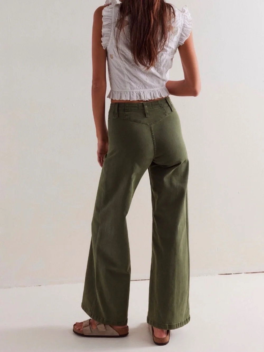 NWT Free People Libre Wide Leg Jeans, Size 33 Waist